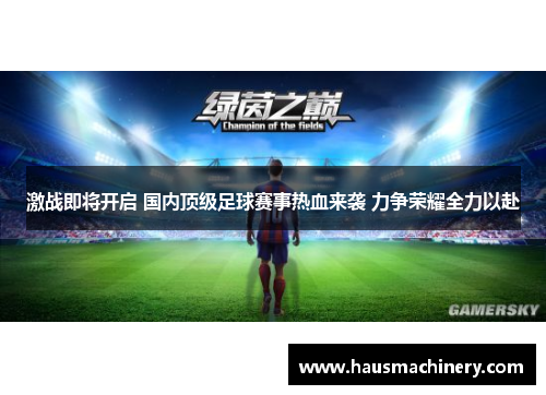激战即将开启 国内顶级足球赛事热血来袭 力争荣耀全力以赴